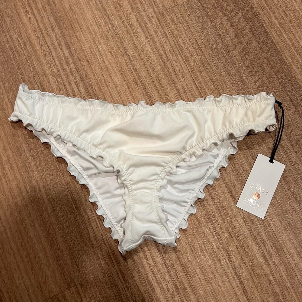 Shade & Shore Elegant White Bikini Bottom